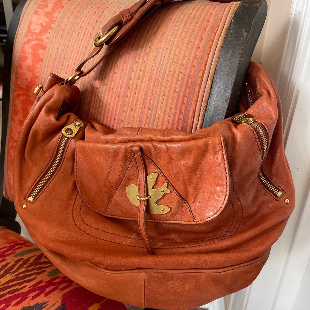 Marc by Marc Jacobs Petal to the Metal Hobo Cognac